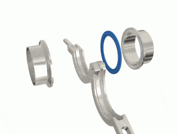 Stainless Steel TC Clamp
