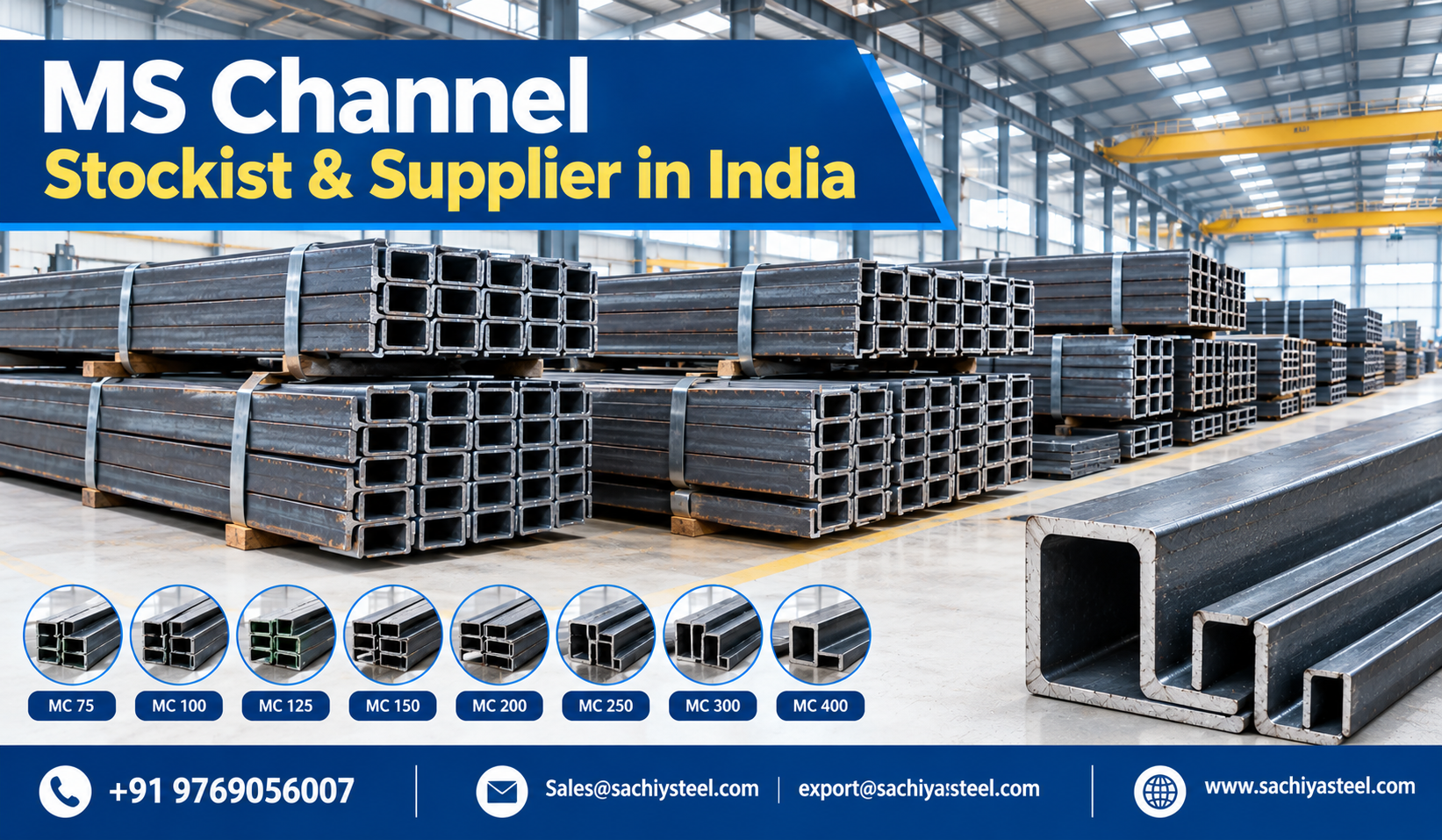 Sachiya Steel MS Channel Stock 1