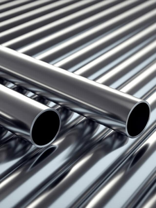 cropped Stainless Steel Pipes