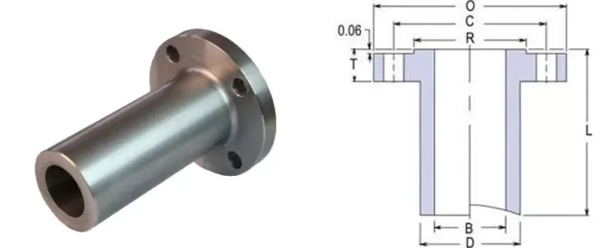 Stainless Steel 316L Long Weld Neck Flange