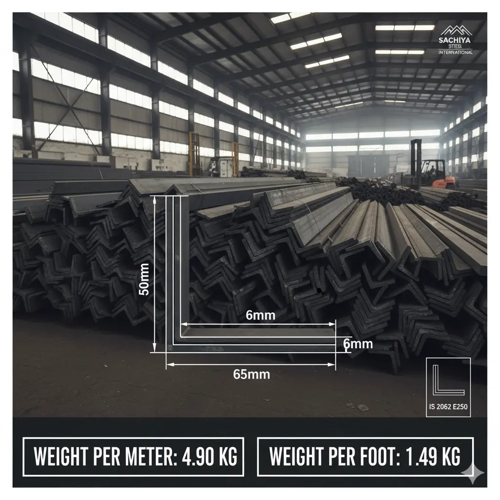 MS Angle Weight Chart